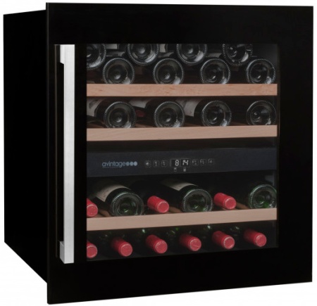 Двухзонный винный шкаф Avintage AVI60CDZA