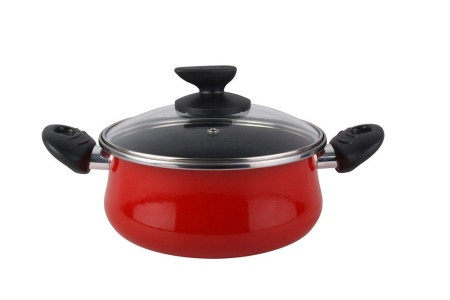 Кастрюля низкая с крышкой Vitrinor Praga 24