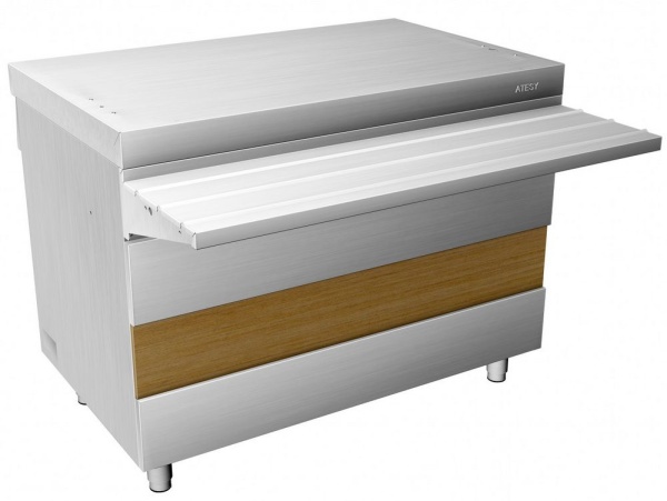 Прилавок нейтральный Atesy Ривьера НС-1500-02-О без полок