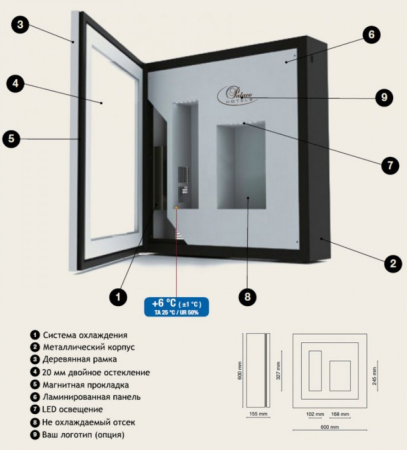 Охлаждаемый стенд Ip Industrie QV12-B3150B