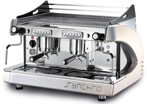 Рожковая кофемашина Royal Synchro 2gr 8l automatic белая