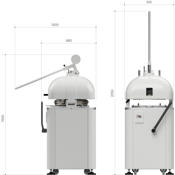 Тестоделитель-округлитель Vitella SPA M 18