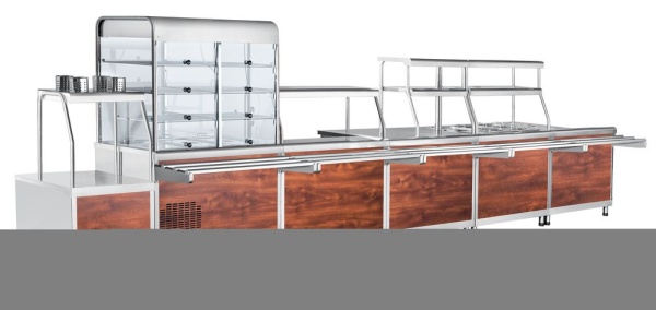 Прилавок тепловой Abat Аста ПВТ-70КМ-02 кашир (21000807562)