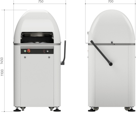 Тестоделитель-округлитель Vitella SPA SA 52