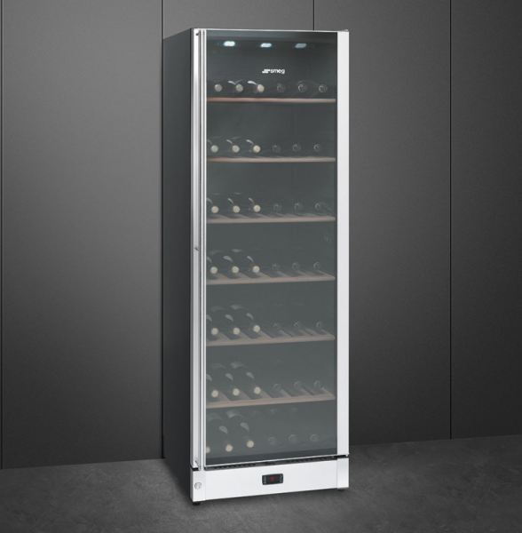 Двухзонный винный шкаф Smeg SCV115A