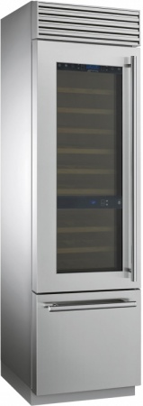 Двухзонный винный шкаф Smeg WF366LDX