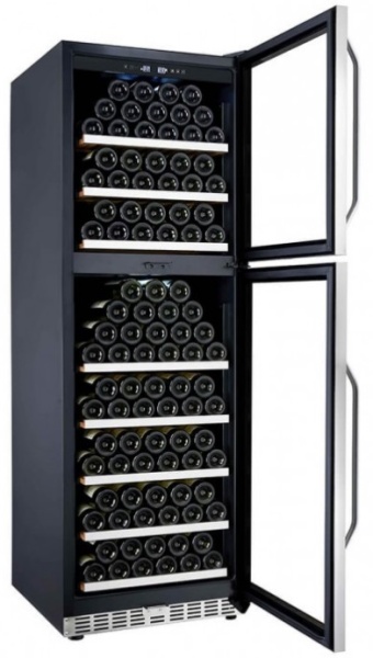 Двухзонный винный шкаф La Sommeliere MZ2V165