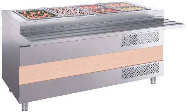 Охлаждаемый стол Atesy Ривьера ОС-1500-02-О (с отверстием под полку)