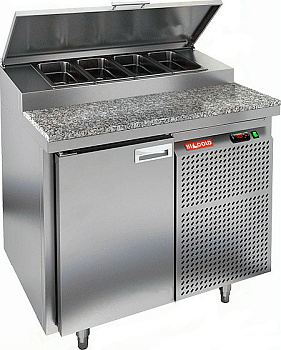 Стол для пиццы Hicold PZ1-1/GN камень