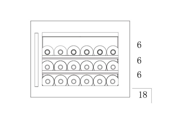 Монотемпературный винный шкаф Temptech OBI 45 SW