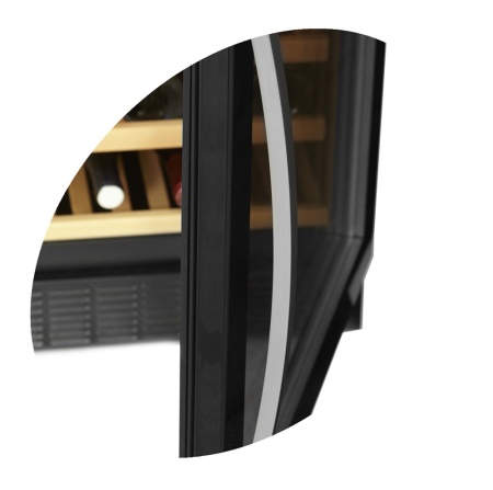 Двухзонный винный шкаф Tefcold TFW200-2F дверь без рамы