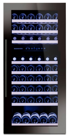 Двухзонный винный шкаф Dunavox  DAB-89.215DB