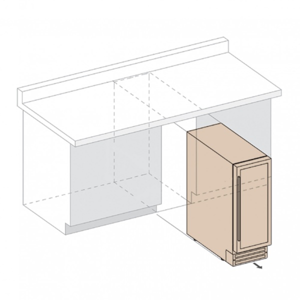 Монотемпературный винный шкаф Dunavox  DAU-19.58B
