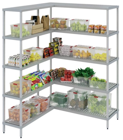 Стеллажная система LOAD.ME poly Polair 18AL.3PP40.17B (Базовая секция, 3 яруса)