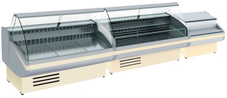 Холодильная витрина Eqta ВПСН 0,64-1,10 (Gamma-2 SN 1500) (RAL 1013)