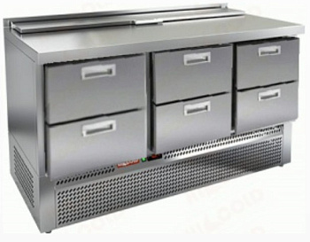 Стол для салатов Hicold SLE2-222GN (1/6)