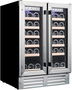 Двухзонный винный шкаф Temptech WP2DQ60DCS