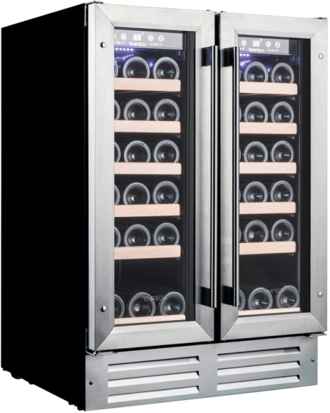 Двухзонный винный шкаф Temptech WP2DQ60DCS