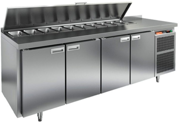 Стол для салатов Hicold SL1-1111/SN (1/3)