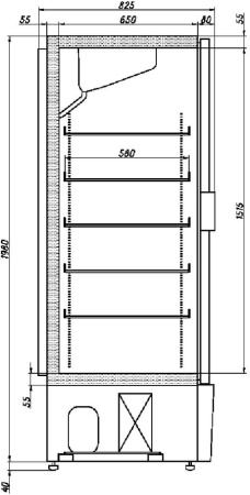 Холодильный шкаф Ариада R1520 MS