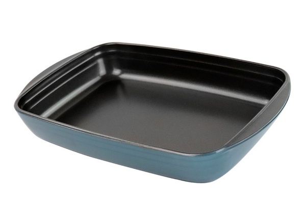 Форма для выпечки Vitrinor Прямоугольная голубая 35*22*5