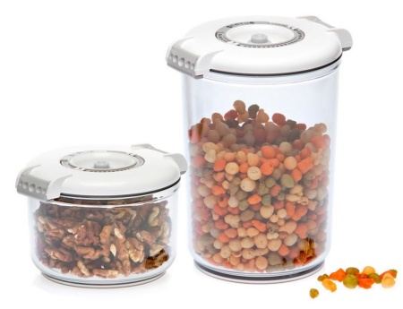 Набор вакуумных контейнеров Status VAC-RD-Round White