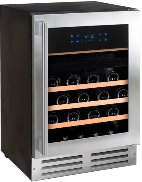 Двухзонный винный шкаф Temptech GRNBU60DS