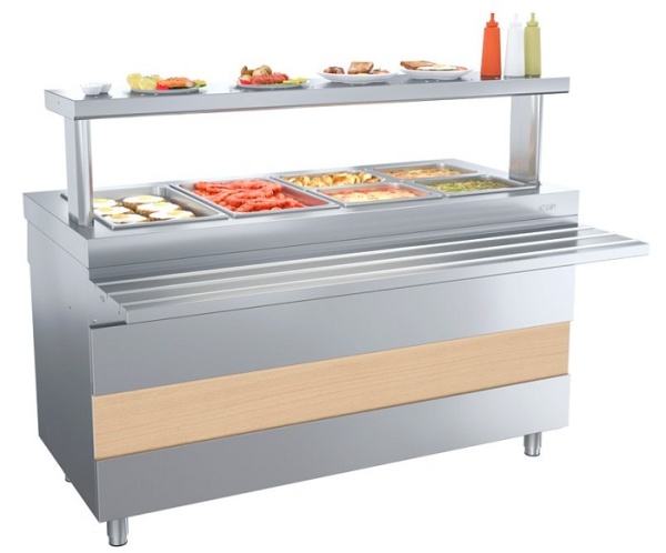 Мармит вторых блюд Atesy Ривьера М2-1500-02-СО (с отверстием под полку)