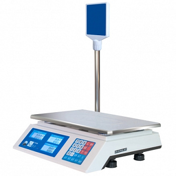 Весы товарные Форт 918B (15 кг;2) Оптима (335х110х360мм, платф. 230х330 мм, со стойкой)
