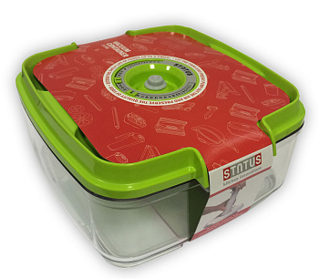 Контейнер вакуумный Status VAC-SQ-20 Green