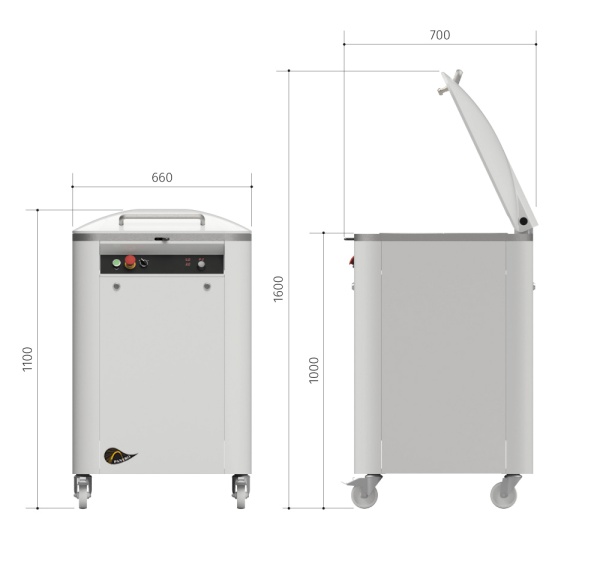 Тестоделитель Panero SQ RP 2T SA 15/30