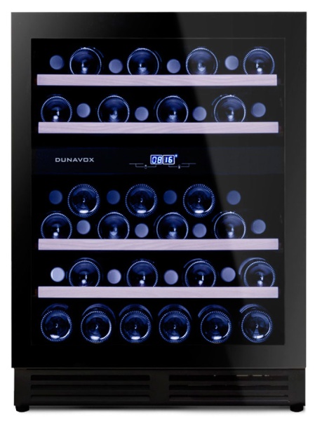Двухзонный винный шкаф Dunavox  DAU-45.125DB.TO