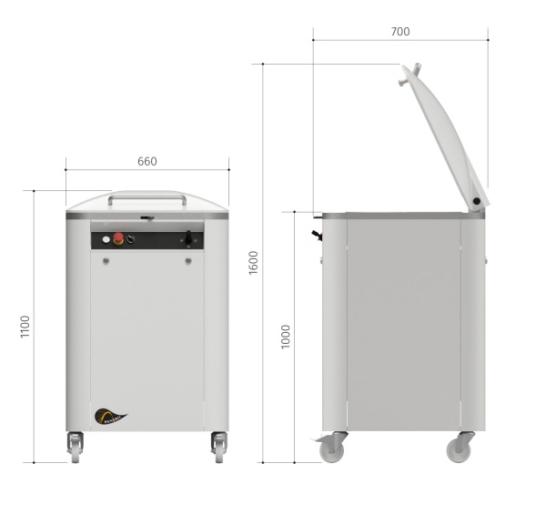 Тестоделитель Panero SQ RP A 20