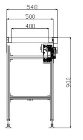 Конвейер ленточный Kocateq CV 300 х 40