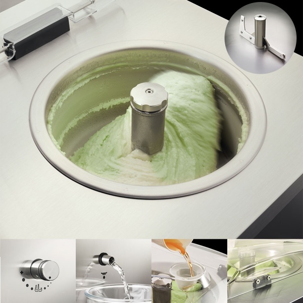 Фризер для мороженого Nemox Gelato 6K T - Mobile i-Green Black