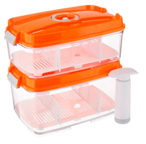 Набор вакуумных контейнеров Status VAC-REC-Bigger Orange