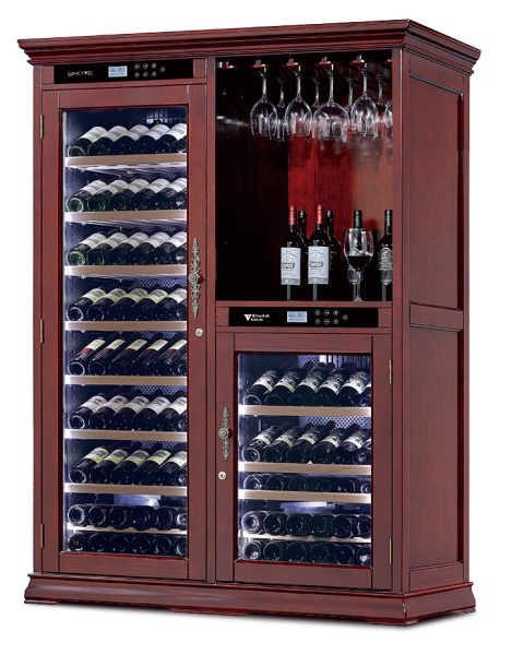 Двухзонный винный шкаф Meyvel MV154-WM2-BAR-C