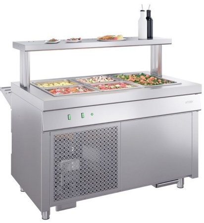 Охлаждаемый стол Atesy Ривьера ОС-1120-02-О (с отверстием под полку)