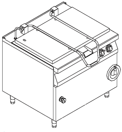 Сковорода опрокидывающаяся Kovinastroj (Kogast) EKP-T9/80 55943