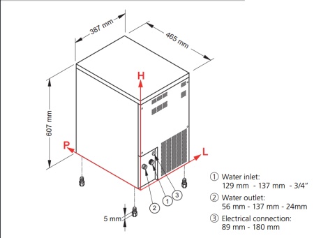 Льдогенератор Ntf SL 50 A
