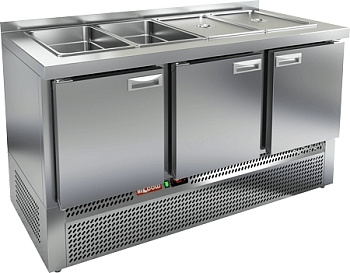 Стол для салатов Hicold SLE3-111GN (без крышки)