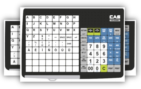 Весы торговые с печатью этикеток Cas CL3000-6P TCP-IP