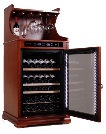 Монотемпературный винный шкаф Meyvel MV46-WM1-BAR1.4-C