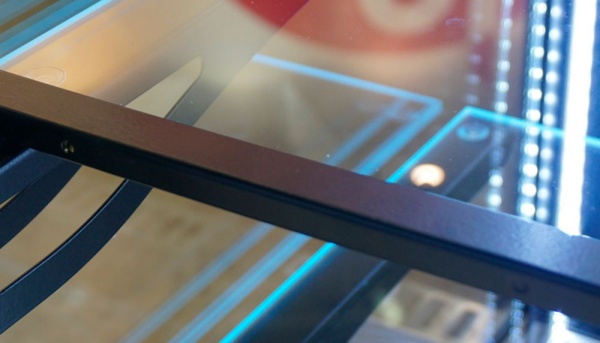 Витрина кондитерская Cryspi ВПВ 0,25-1,37 (Elegia Quadro SELF К 1000 Д) (верх9005мат/низ9005мат)