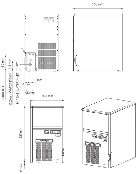 Льдогенератор Simag SDE 34