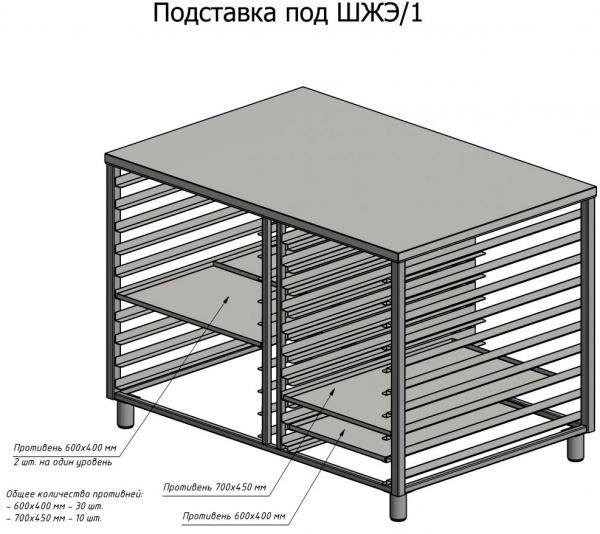 Подставка Grill Master под ШЖЭ/1 (крашенный металл) 22210