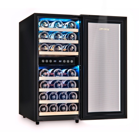 Двухзонный винный шкаф Meyvel MV33-KBF2
