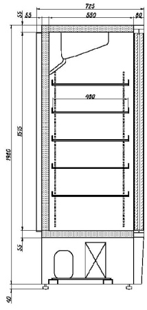 Холодильный шкаф Ариада R1400 VC