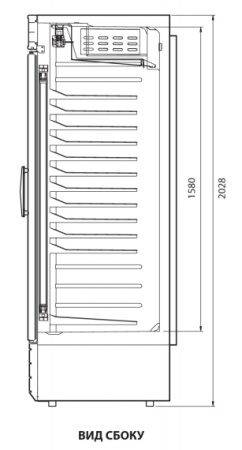 Холодильный шкаф Turbo Air FRS-600RP