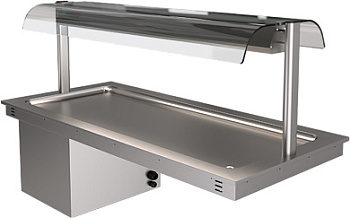 Поверхность охлаждаемая с витриной Apach Chef Line LTRSI5SD